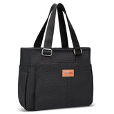 HSHRICH lunch bag front view in black with 12L capacity for meals