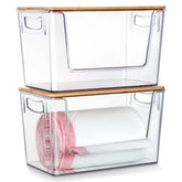 Hudgan 2-pack trash bag holder dispenser keeps essentials accessible and organized.