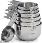 Hudson Essentials 1-cup stainless steel measuring cup with pour spout for drip-free pouring