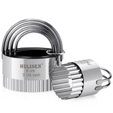 HULISEN biscuit cutter set with wave-edge for uniform cookies
