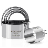 HULISEN Biscuit Cutter Set round 1-3-4 inch cutter for precise cookies.