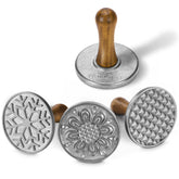 HULISEN cookie stamps sunflowers 3-inch design adds charming flair for festive cookies at home