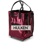 HULKEN reusable bag on wheels in full view, ideal for shoppers and pros.
