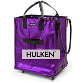 HULKEN large ultraviolet bag with wheels in action for easy grocery trips
