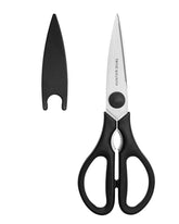 HUNTER.DUAL kitchen scissors closeup showing heavy-duty come-apart design for easy cleaning