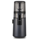 Hurom H70 front view in black, compact design for small kitchens.