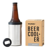Huski Beer Cooler 2.0 side view showing rugged, versatile cooling for cans and bottles