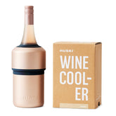Huski Wine Chiller on table with bottle in cooling mode, ready for guests.