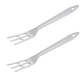 Hutzler waffle fork 11-inch front view for safe nonstick use.