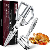 Huusk kitchen scissors with heavy-duty blades for precise cuts and versatility.