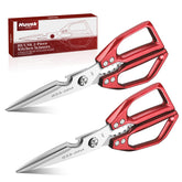 Huusk kitchen scissors red stylish design for quick access in the kitchen.