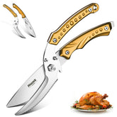 Huusk kitchen shears heavy-duty poultry cutting with robust blades for clean cuts