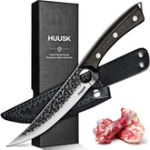 Huusk Viking boning knife 6-inch blade for clean, precise meat trimming.