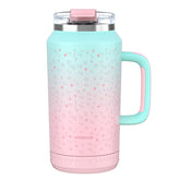 Hydraful 64oz tumbler with handle and straw for easy on-the-go hydration.