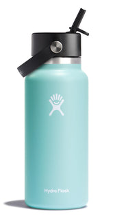 Hydro Flask 32 oz wide mouth open cap with ice-fill for quick hydration on the go