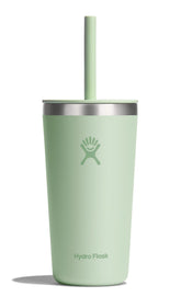 Hydro Flask All Around Tumbler with Straw Lid for easy sipping on the go.