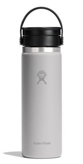 Hydro Flask Flex Sip Coffee Tumbler birch gray front view, showing portable coffee on the go