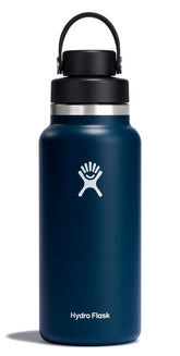 Hydro Flask 32oz Indigo wide-mouth bottle ready for on-the-go hydration