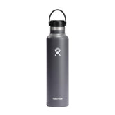 Hydro Flask Standard Mouth water bottle shows leakproof seal for on-the-go hydration.