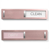 HYF DESIGN dishwasher magnet clean-dirty display with rose gold finish enhances kitchen organization.
