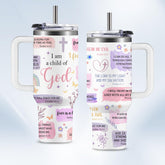 HYMONA 40oz tumbler with handle for daily hydration on the go.