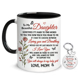 Hyturtle To My Daughter mug front view with dual-side print for everyday inspiration