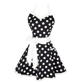 Hyzrz Lovely Sweetheart Retro Apron with adjustable neck strap for a comfortable fit.
