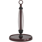HZE oil rubbed bronze paper towel holder, top view, stable and stylish.