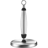 HZE paper towel holder top view showing one-hand tear feature for easy use