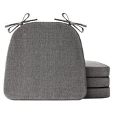 IASEAHK dining chair cushions set of four with non-slip bottom for stable seating.