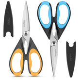 iBayam kitchen scissors 9-inch blades for precise cutting of meats and vegetables