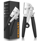 ICEKATI commercial can opener with ultra-long handle for easy large-can opening