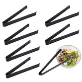 ICHROSAYA 24-piece plastic salad tongs front view for convenient buffet use
