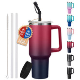 ICIOI 40 oz tumbler with handle and straw spout lid for easy on-the-go sipping