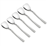 Idomy triangle-design dessert spoons for ice cream serving