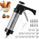 IGRARK stainless steel cookies press for smooth dough extrusion and uniform cookies