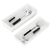 ihomecooker drawer organizer top view keeps utensils neatly accessible.