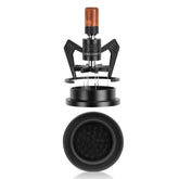IKAPE Mantis WDT tool in setup mode for 54mm espresso workflow, tuning ground distribution.