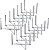 IKEA Variera pot lid organizer in stainless steel, set of 2 for neat lid storage.