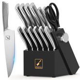 imarku 14-piece knife block set organized for precise prep and durability