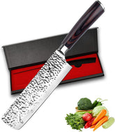 imarku Nakiri Knife 7-Inch razor edge for precise vegetable slicing