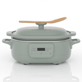 INDY VAC 4qt slow cooker olive top view ideal for family meals