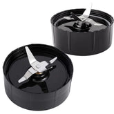 INFIAURO cross blade for Magic Bullet MBR-1101, close-up of stainless steel blades for efficient blending
