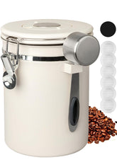 INFTYLE coffee canister with airtight lid preserves aroma