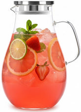 Infusion Pro 1-gallon pitcher with lid keeps drinks secure during serving