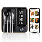 Inkbird INT-14-BW four-probe setup for precise grilling