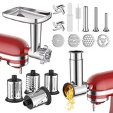 InnoMoon meat grinder attachment with main unit for versatile home processing