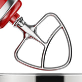 InnoMoon stainless steel flat beater for KitchenAid ensures even mixing.