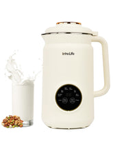 IntreLife 34 oz nut milk maker front view for quick almond, oat, and soy milks