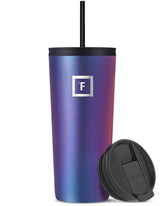 IRON °FLASK Classic Tumbler Aurora 24 oz front view showing durable powder-coated finish.